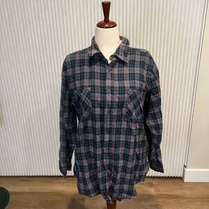 DICKIES Men's Plaid Button Up Shirt Size XL